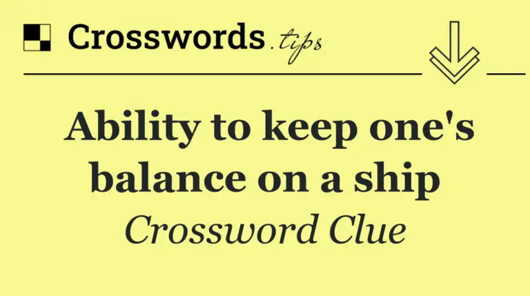 The Importance of Maintaining Balance on a Ship image 1