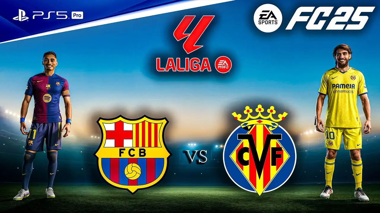 Drama Unfolds in Barcelona vs Villarreal La Liga Clash image 1