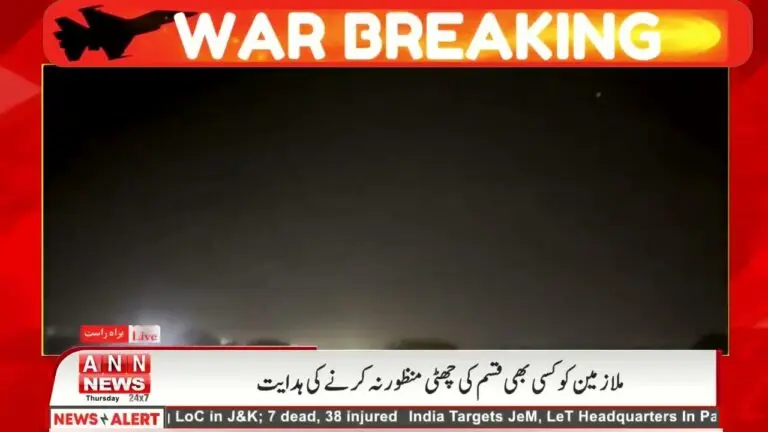 Breaking News: Tensions Rise in India-Pakistan War
