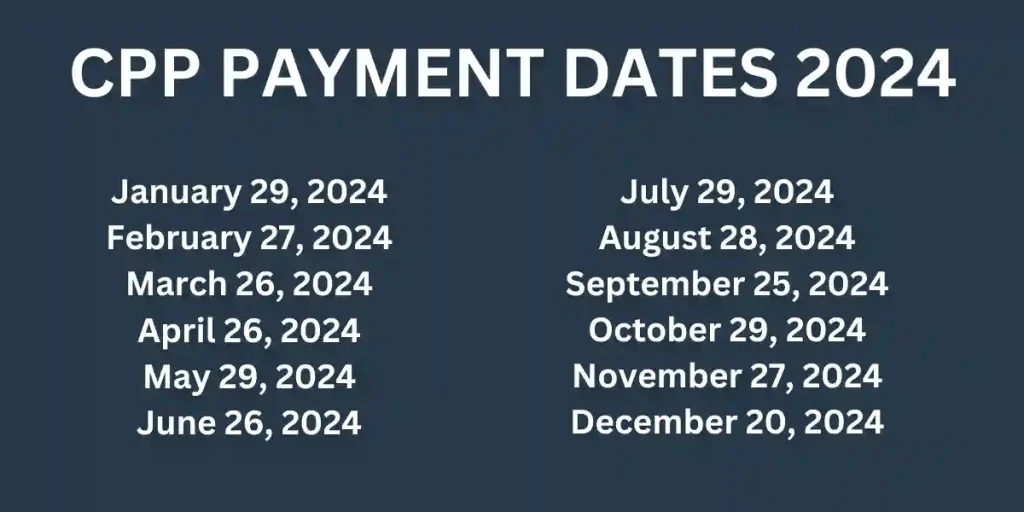 Understanding CPP Payment Dates for 2024 image 1