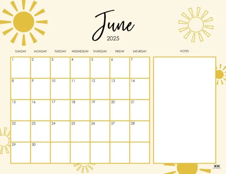 Upcoming Events and Holidays in June 2025 Calendar image 1