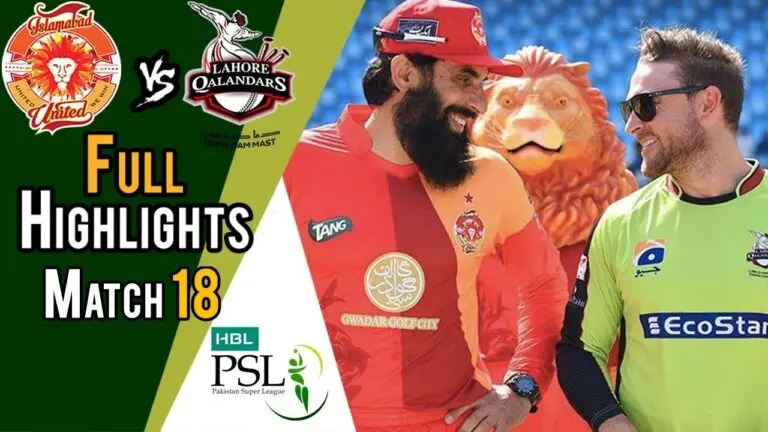 Lahore Qalandars vs Islamabad United: A Thrilling Showdown