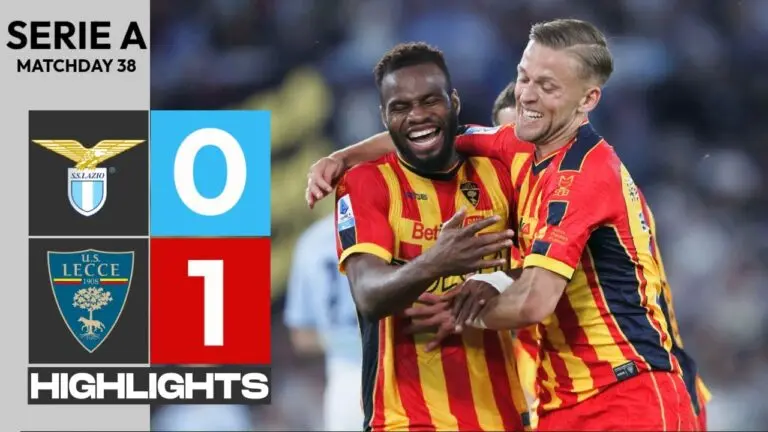 Lazio vs Lecce: A Thrilling Serie A Clash