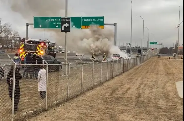 Crowchild Trail Accident Raises Concerns Over Road Safety image 1