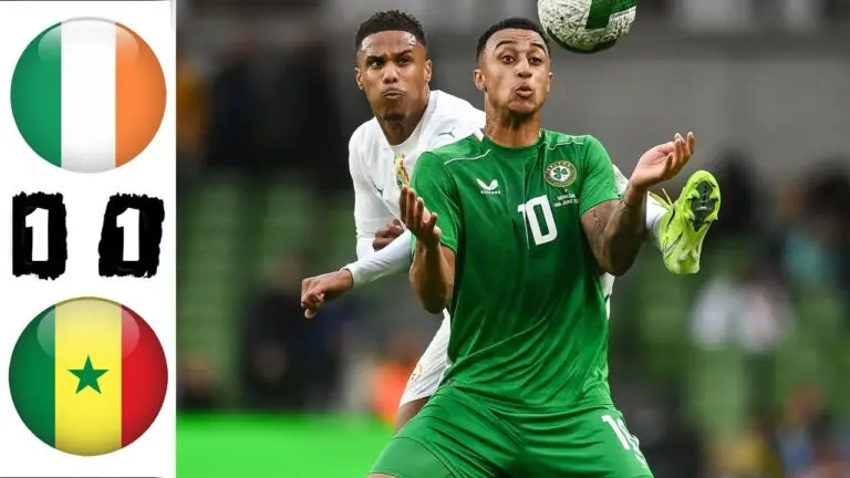 Ireland vs Senegal: A Clash of Styles on the Football Field