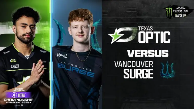 Exciting Clash: Optic Texas vs Vancouver Surge