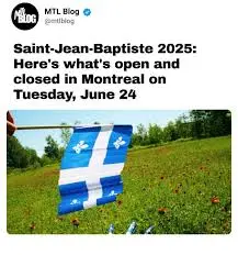 Celebrating Saint Jean Baptiste Day 2025 image 1