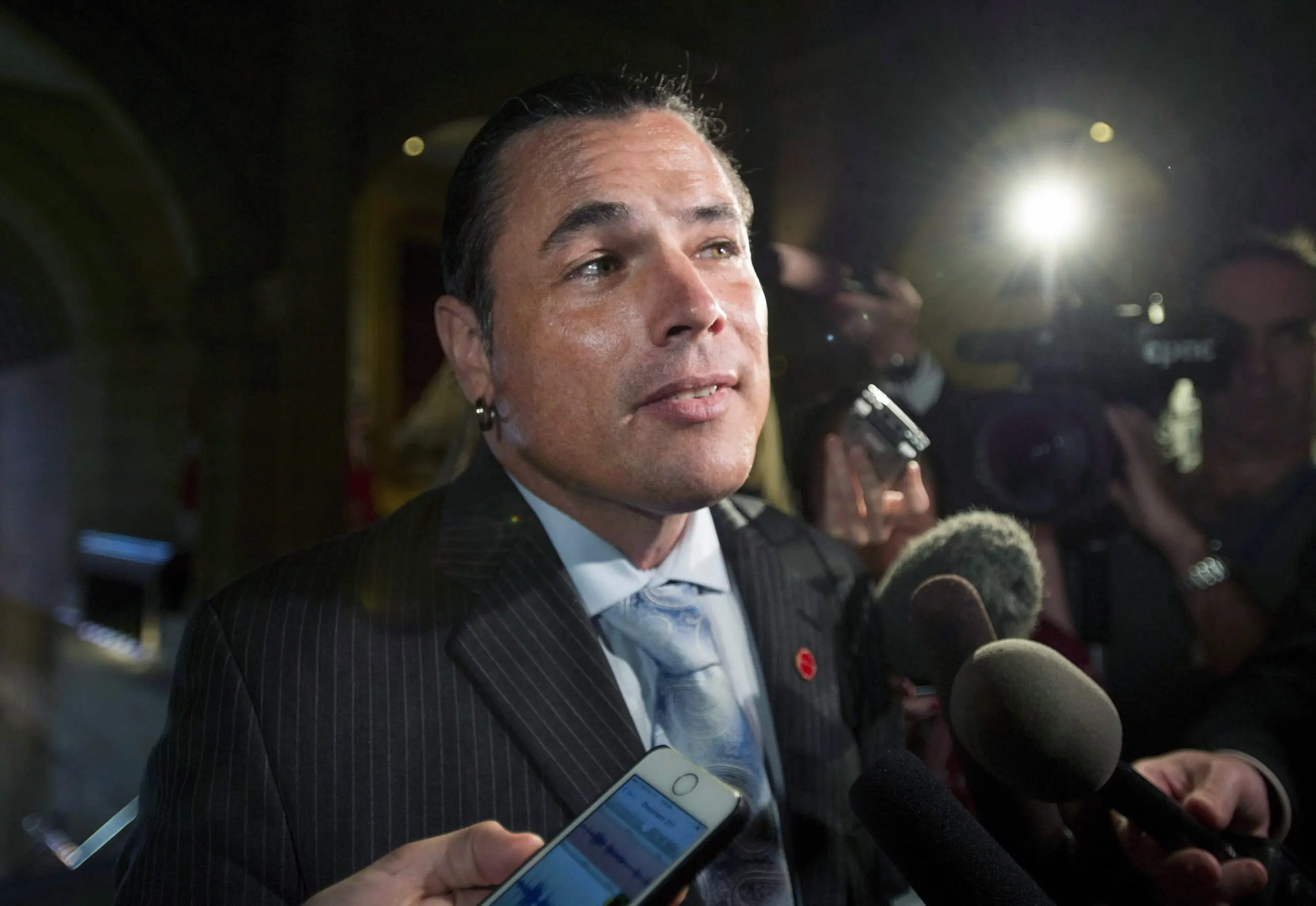Senator Patrick Brazeau Collapses During Public Event image 1