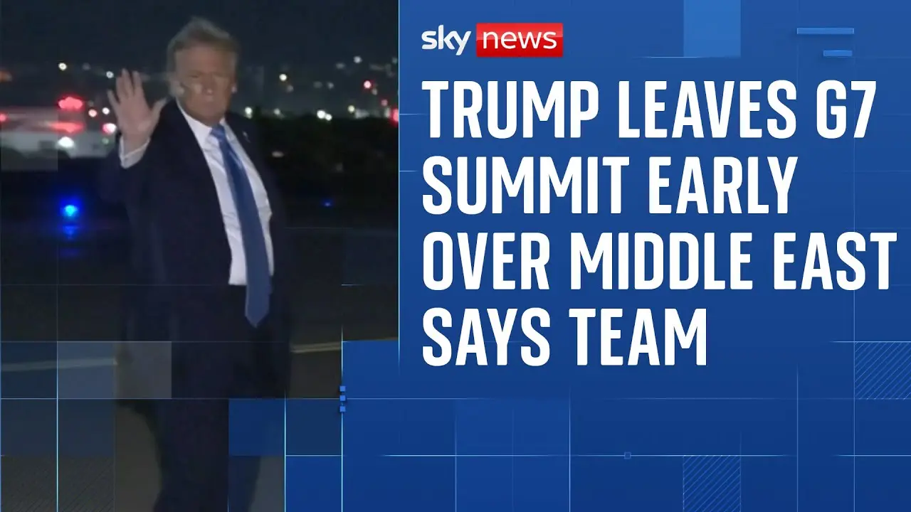 Trump’s Early Departure from G7: Implications and Reactions