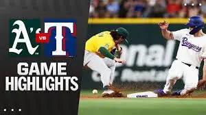 Athletics vs Rangers: A Clash of Titans in Baseball