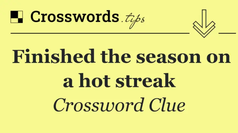 The Significance of Finishing the Season on a Hot Streak image 1