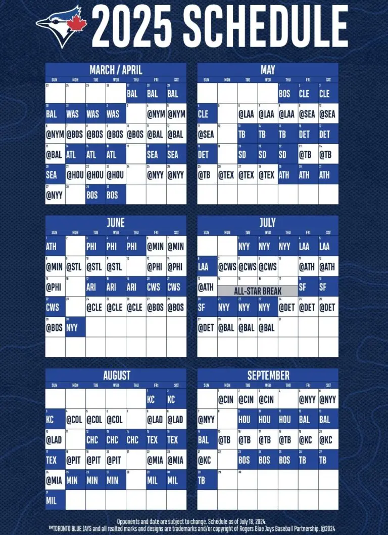 Toronto Blue Jays Schedule for the 2023 Season image 1