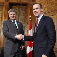 The Relationship Between Mark Carney and Stephen Harper image 1