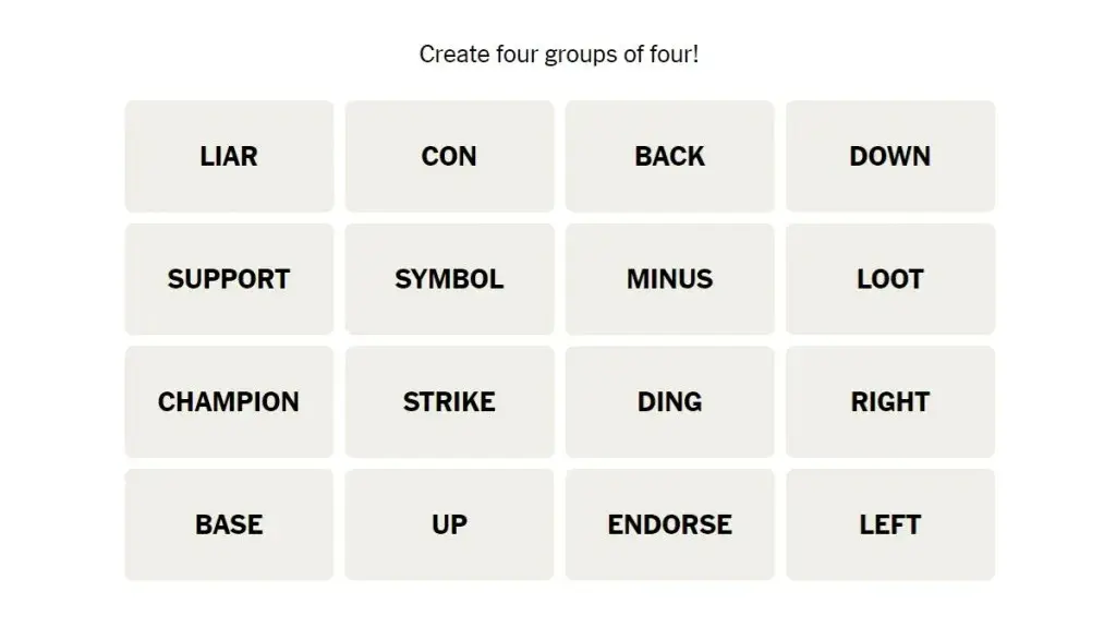 Hints for NYT Connections Puzzle – July 26 Edition
