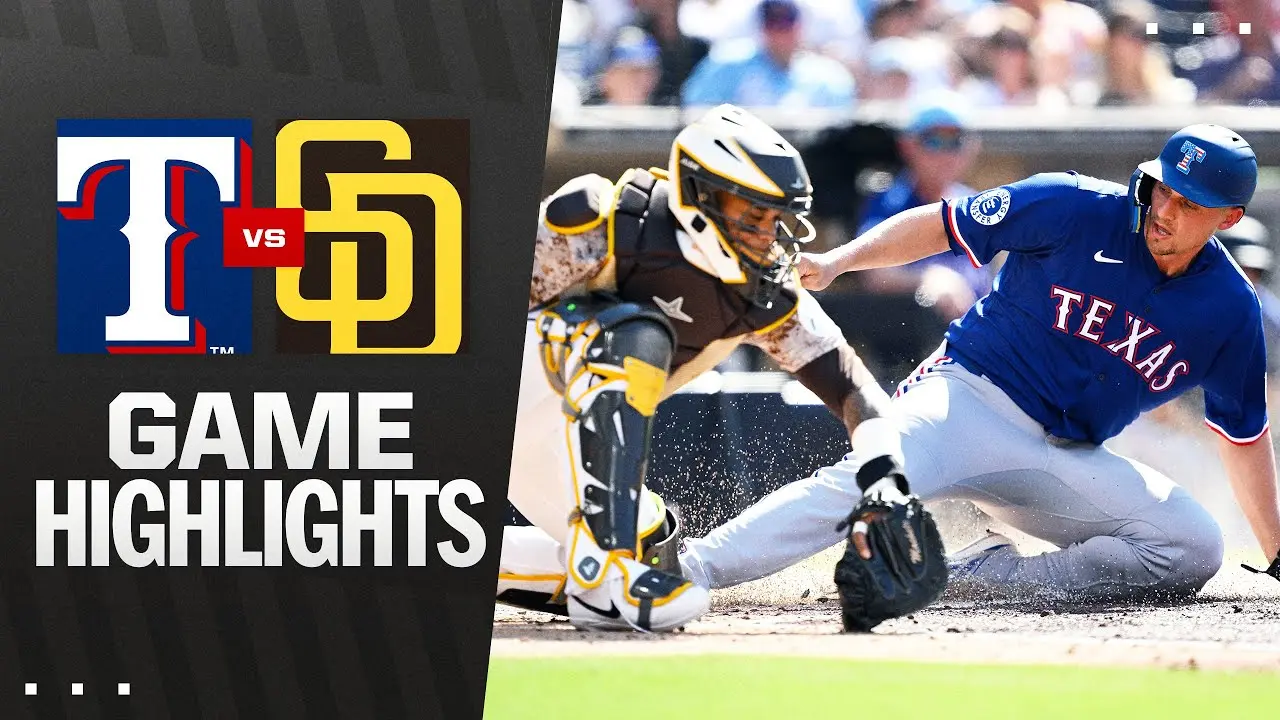 Rangers vs Padres: A Thrilling Matchup in MLB