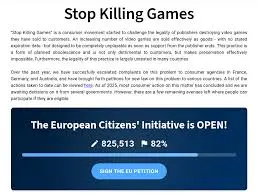 The Stop Killing Games Petition: A Call for Change in Gaming