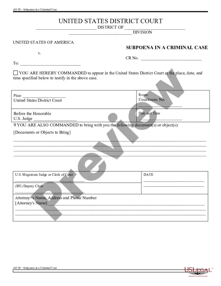 The Importance of Subpoenas in Legal Proceedings image 1