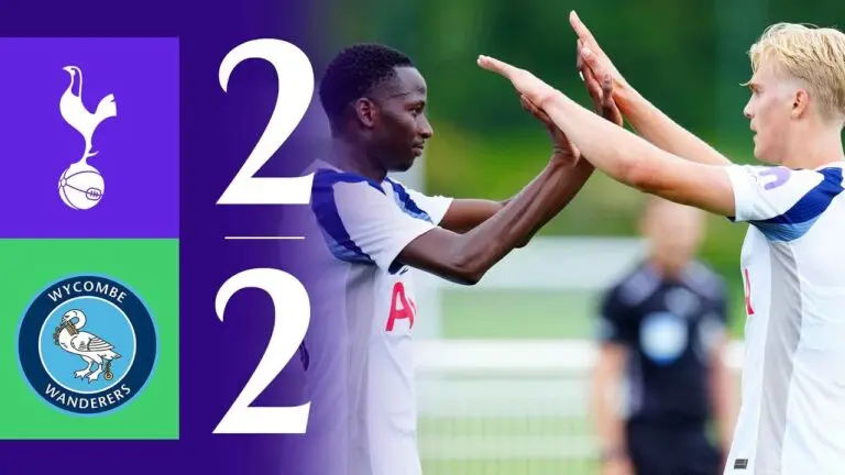 Tottenham Hotspur Takes on Wycombe Wanderers: Match Summary