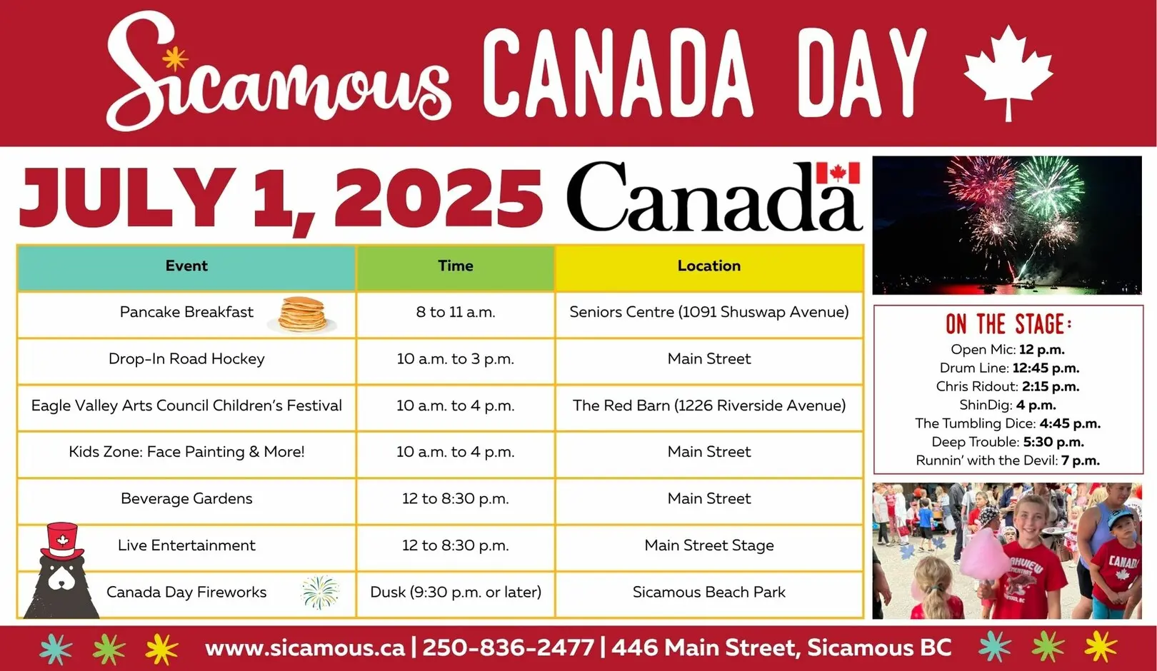 Canada Day Fireworks: When and Where to Celebrate