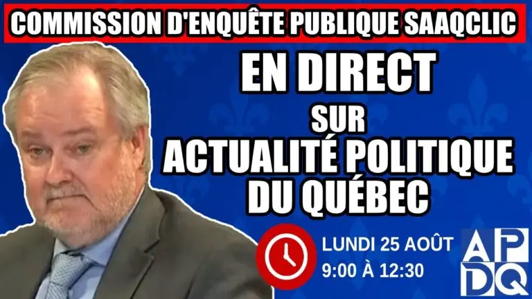 Actualités de la Commission Gallant en Direct image 1