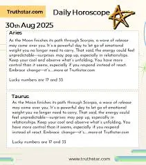 Daily Horoscope for August 30, 2025: What the Stars Say