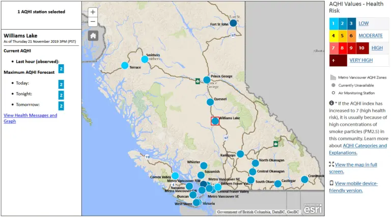 Latest Insights on Air Quality in Nanaimo, BC image 1