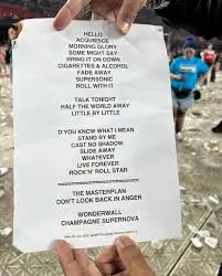 Oasis Setlist: A Journey Through Their Legendary Concerts