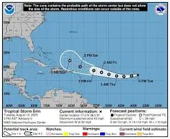 Trajectoire de l’Ouragan Erin : Ce Que Vous Devez Savoir