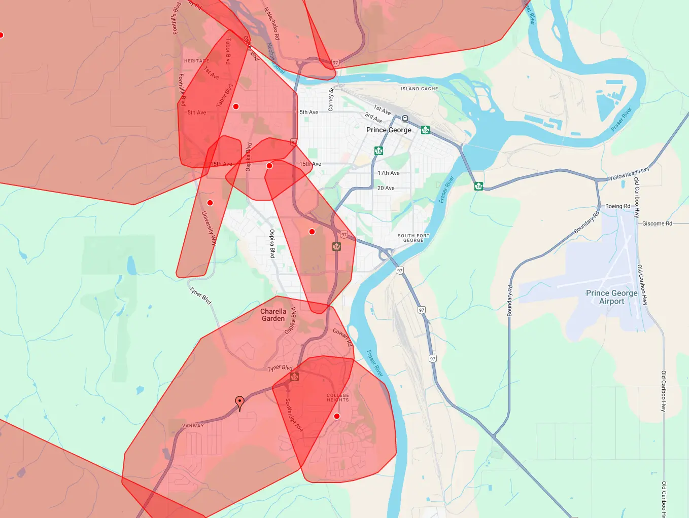 Significant Power Outage Hits Prince George Community image 1
