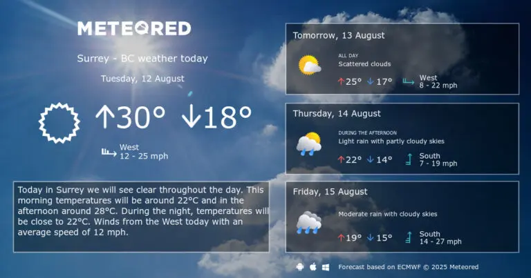 Understanding Surrey Weather: Current Trends and Forecasts