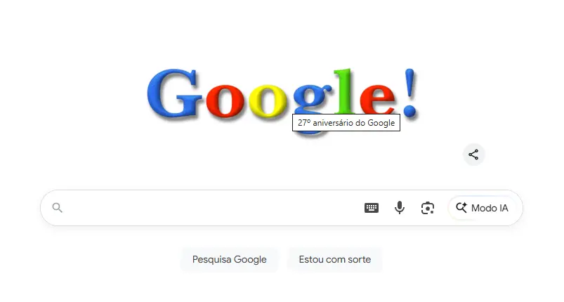 27º Aniversário do Google: Uma Reflexão sobre sua Trajetória