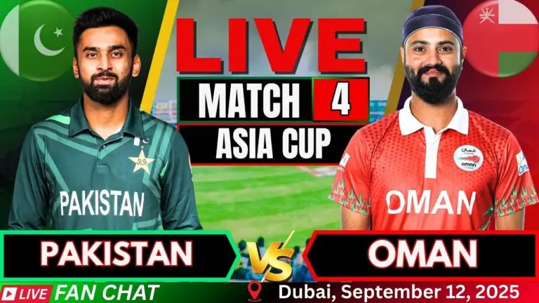 Pakistan vs Oman: A Competitive Cricket Showdown