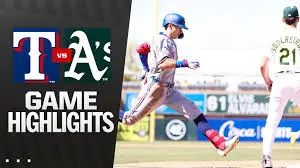 Rangers vs Athletics: A Thrilling Game Recap