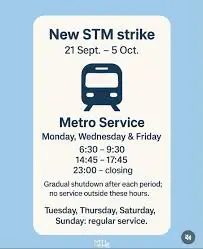 Latest Developments on the STM Strike in Montreal image 1