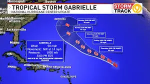 Tropical Storm Gabrielle Takes Shape in the Atlantic image 1