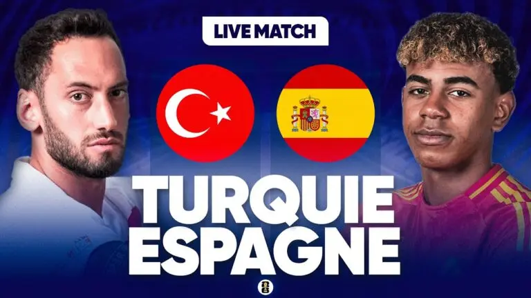Match Turquie – Espagne : Un Combat de Titans