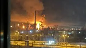 Ukrainian Drone Strikes Target Russian Refinery Amid Ongoing Conflict image 1