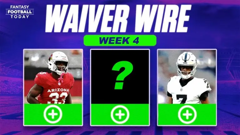 Waiver Wire Week 4: Essential Picks for Your Fantasy Team
