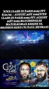 Anticipating WWE Clash in Paris 2025: A Wrestling Extravaganza