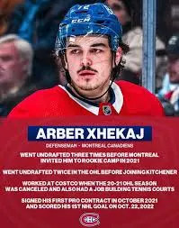 Arber Xhekaj: A New Force in the NHL