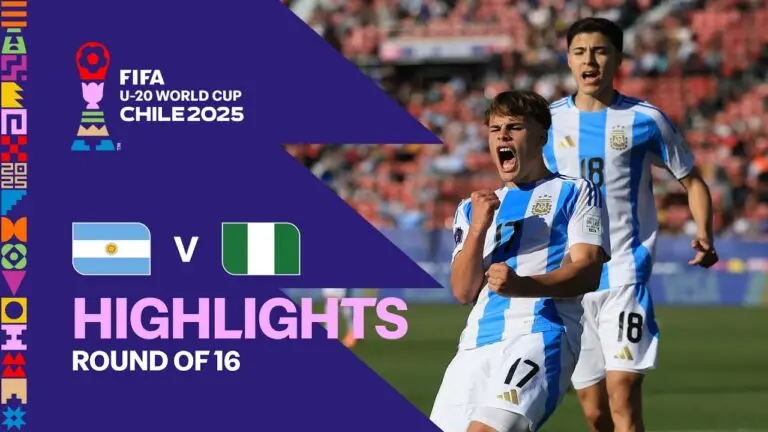 Argentina U-20 vs Nigeria U-20: A Battle of Young Talents
