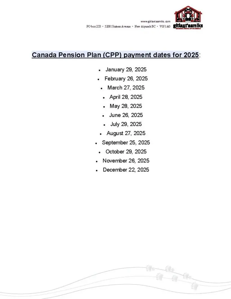 Understanding CPP Payment Dates for 2025 image 1