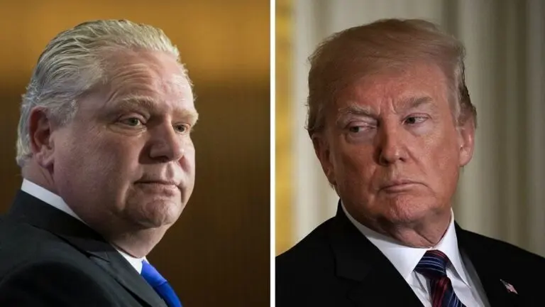 The Relationship Between Doug Ford and Donald Trump image 1