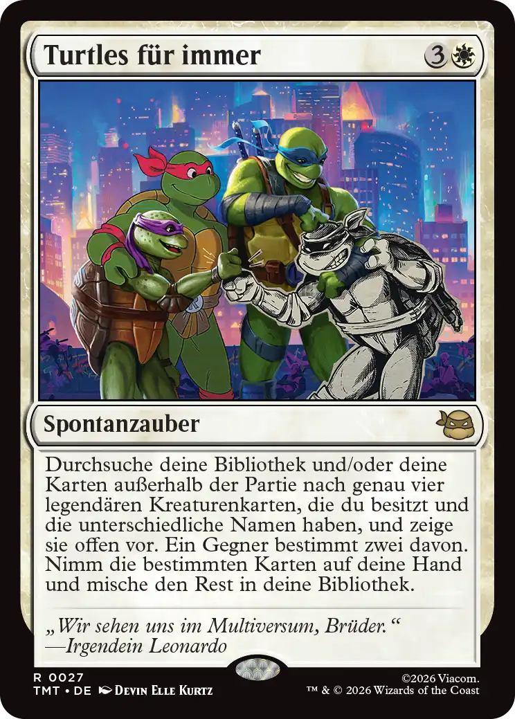 The Intersection of MTG and Teenage Mutant Ninja Turtles image 1