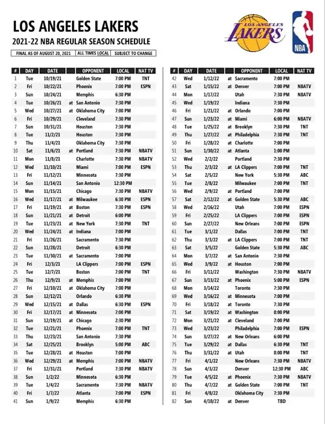 The Latest NBA Schedule for the 2023-2024 Season