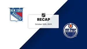 Rangers vs Oilers: A Clash of NHL Titans
