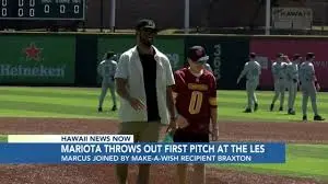 Who Threw the First Pitch Tonight in Major League Baseball?