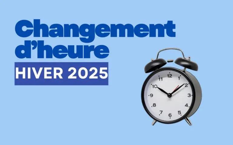 Le changement d’heure de novembre 2025 : Ce que vous devez savoir