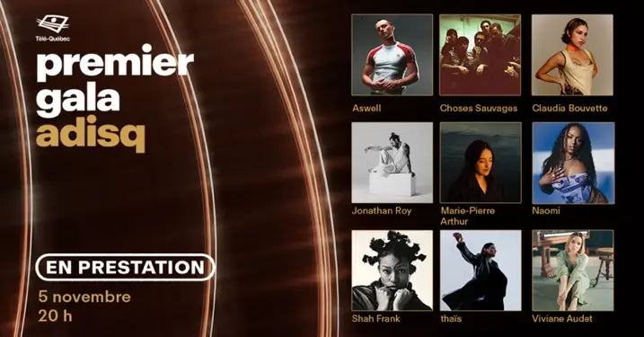Les Gagnants du Premier Gala ADISQ 2023 image 1