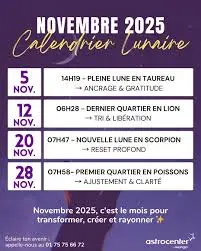 L’Influence de la Pleine Lune de Novembre 2025 en Astrologie